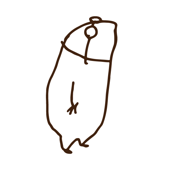 【その他】カード用スタンプ(いもぐら・シャチハタ キャップレス)